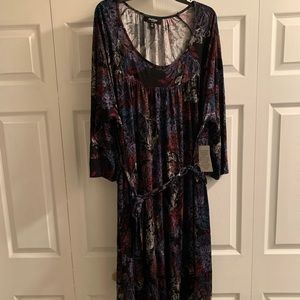 Chelsea Studio Butterfly Pattern Dress